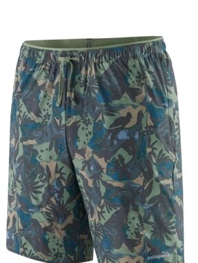 Patagonia Men’s Green Camo Lined Shorts 8" Inseam
